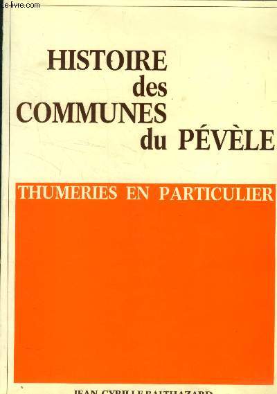 Histoire des communes du Pvle. Etude gologique et hydrologique de la rgion des thumeries (Nord).Dossier tapuscrit