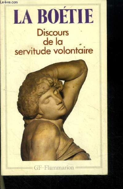 Discours de la servitude volontaire