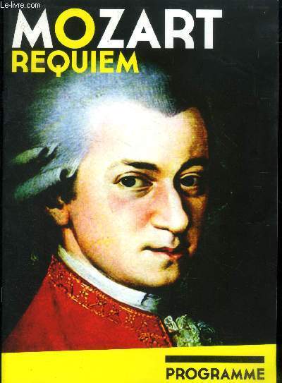 Mozart requiem programme