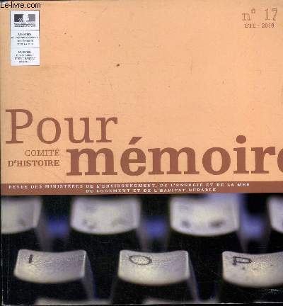Pour mmoire comit d'histoire, n17, t 2016 : Gnse des trznsformations numriques