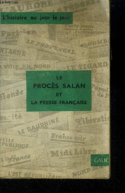 Le procs Salan et la presse franaise,Collection 