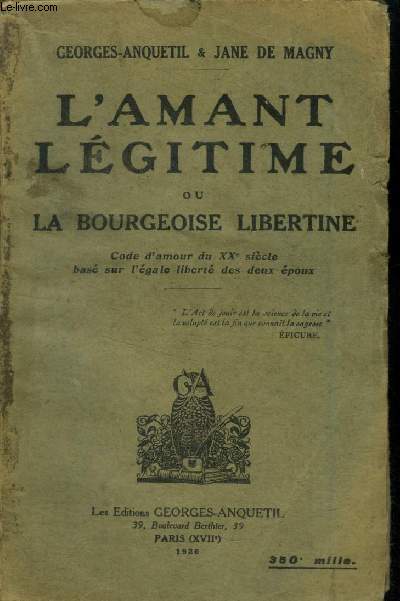 L'amante lgitime ou la bourgoise libertine