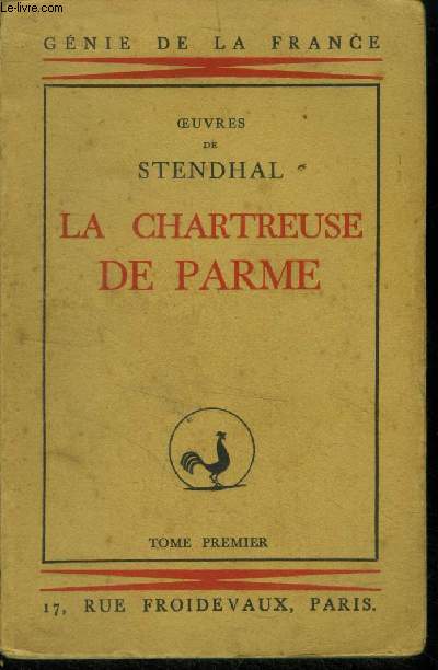 La Chartreuse de Parme Tome 1 (Collection : 