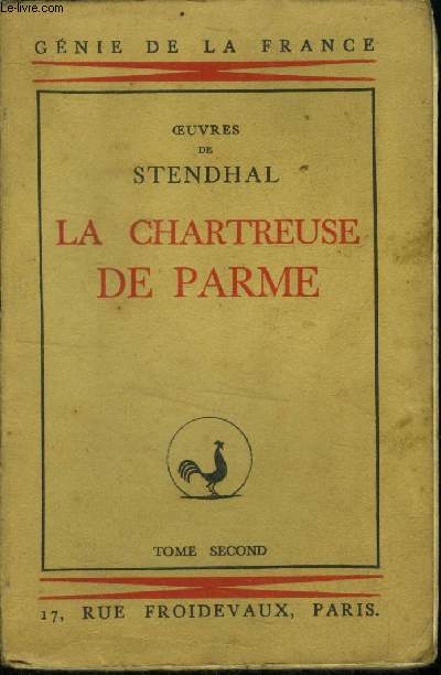 La Chartreuse de Parme Tome 2 (Collection : 