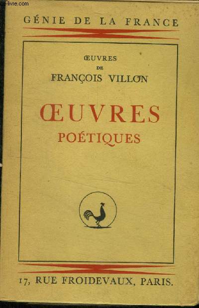 Oeuvres potiques : Posies compltes (Collection : 