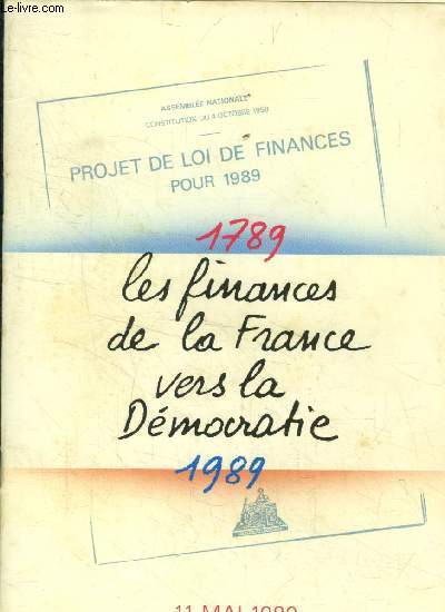 1789 les finances de la France vers la dmocratie 1789
