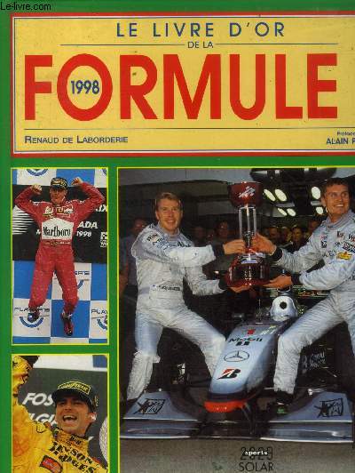 Le livre d'or de la formule 1 1998