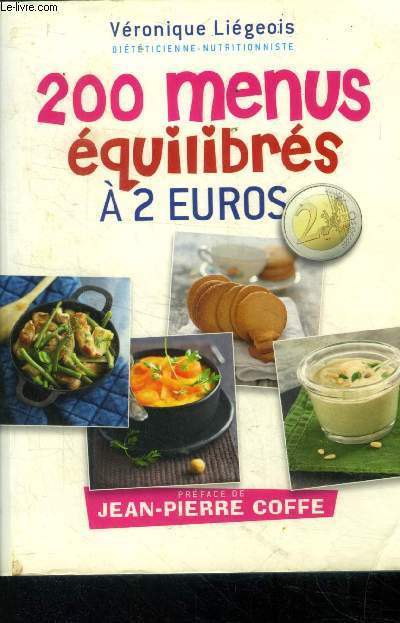 200 menus quilibrs  2 euros