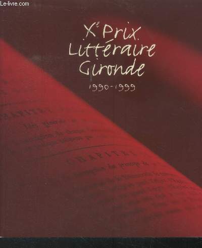 Xe prix littraire Gironde 1990-1999