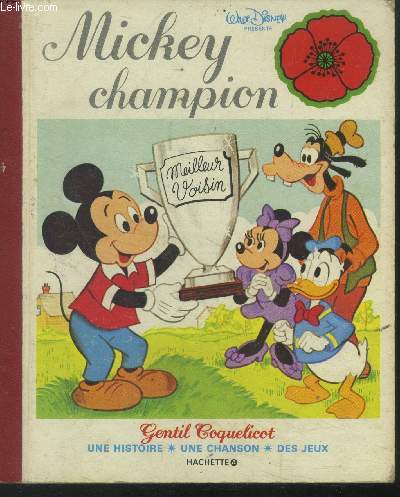 Livre ancien Cendrillon Hachette Walt Disney bande dessinée BD 1978