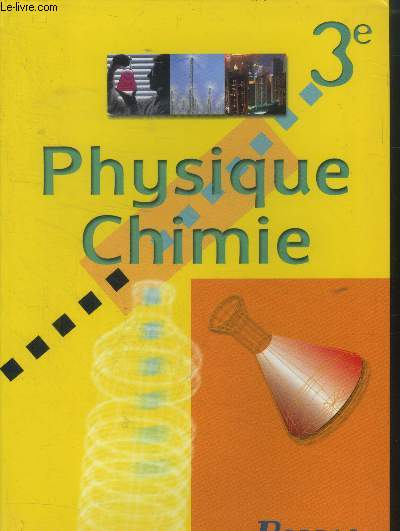 Physique chimie - 3 - specimen enseignant - programme 1999.