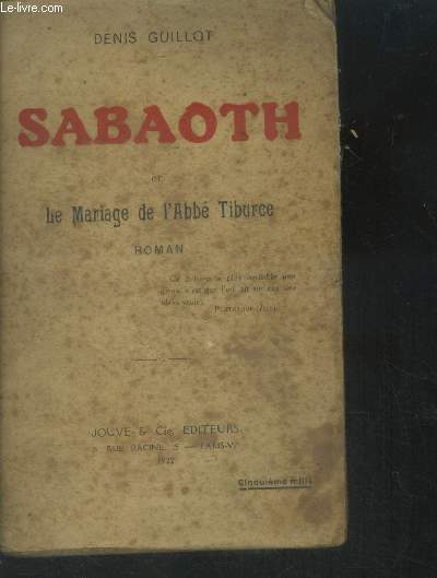Sabaoth ou le mariage de l'Abb Tibure.
