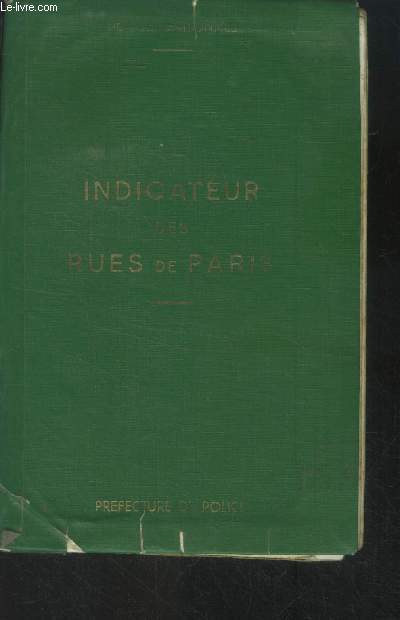 Indicateur des rues de Paris