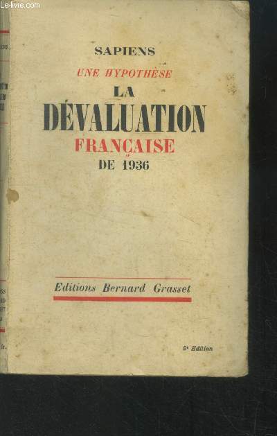 La dvaluation franaise de 1936