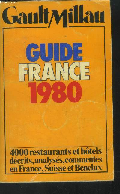 Gault Millau Guide France 1980