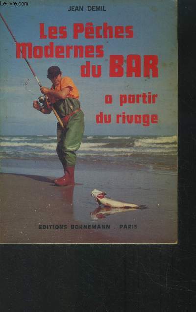 Pches modernes du bar  partir du rivage