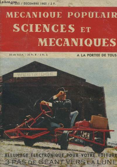 Mecanique populaire science et mcaniques a la porte de tous n 235 dcembre 1965