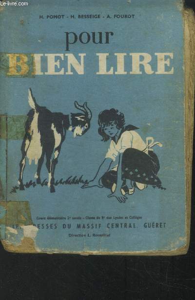 Pour bien lire. Cours lmentaire 2e anne.