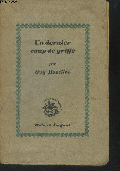 Un dernier coup de griffe