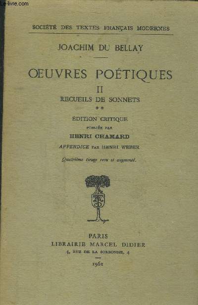 Oeuvres potiques