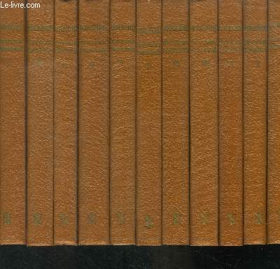 Oeuvres compltes de Molire - 11 volumes : Tome I- II - III - IV - V - VI - VII - VIII - IX - X - XI - collection nationale des classiques franais