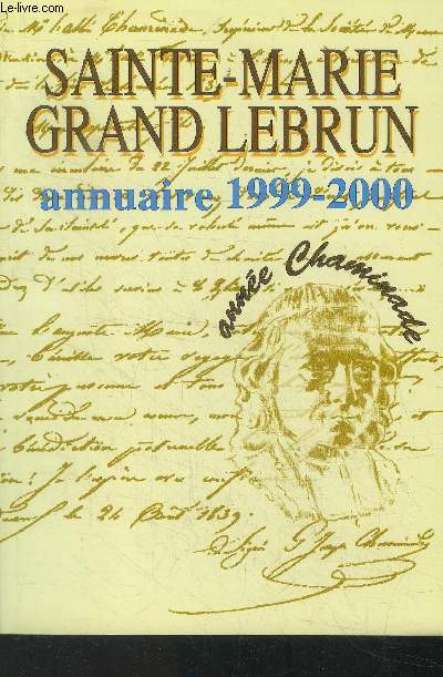Sainte Marie grand lebrun annuaire 1999 2000