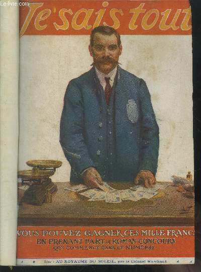 Je sais tout n102 : 15 juillet 1913. Un continent coup en deux, par le Dr Crinon. Les gaits du Budget, par Henri Morandes. Posie : Divitiacus, par Mme Marie Gervais. A la veille de mes cent ans, par Ferdinand Dugu. Page Comique: L'esprit  l'tranger