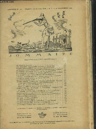 Je sais tout n166, 15 septembre 1919-Les nergies franaises, par Edouard Herriot. Paderewski Chef d'Etat, par Jean Chantavoine. Au Maroc pour notre plaisir, par Jean Tharaud. Le cornet de Sauge, conte en vers pars Lo larguier. Remarque en marge du gran