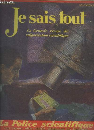 Je sais tout 15 juin 1925 :