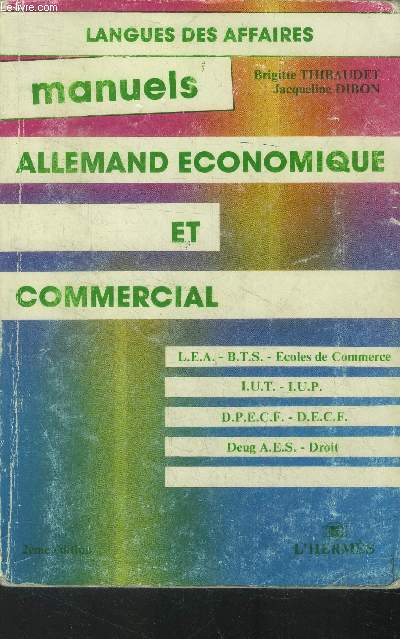 Langue des affaires manuels allemand economique et commercial