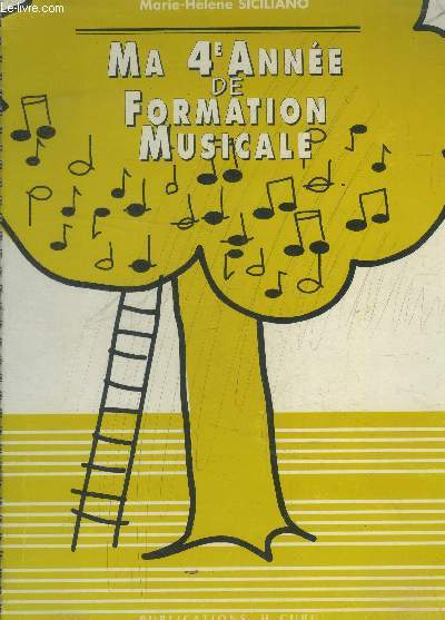 Ma 4e anne de formation musicale