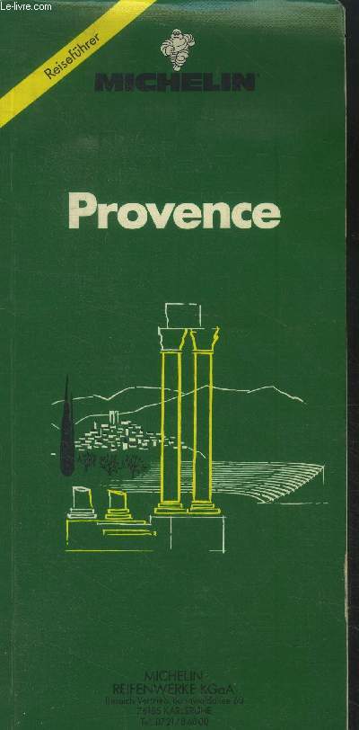 Guide michelin provence en allemand