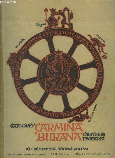 Carmina burana cantiones profanae