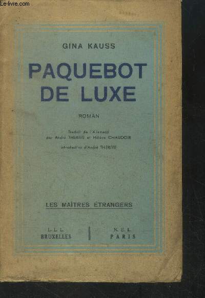 Paquebot de luxe. Collection 