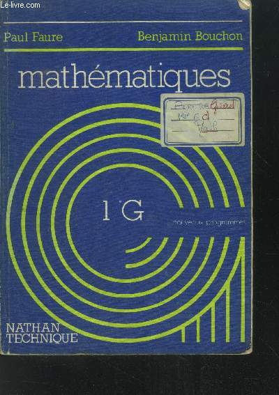 Mathmatiques 1 G