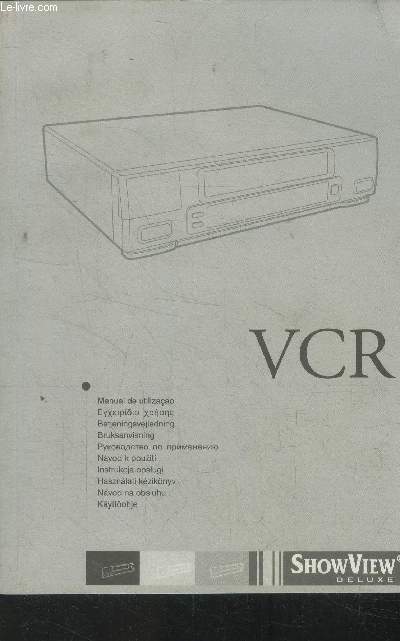 Notice de magntoscope VCR