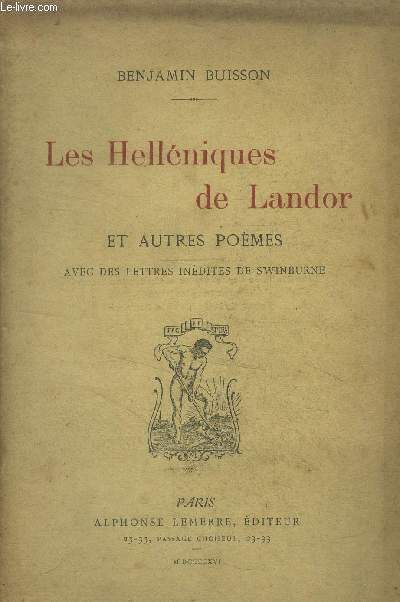 Les hellniques de Landor et autres pomes