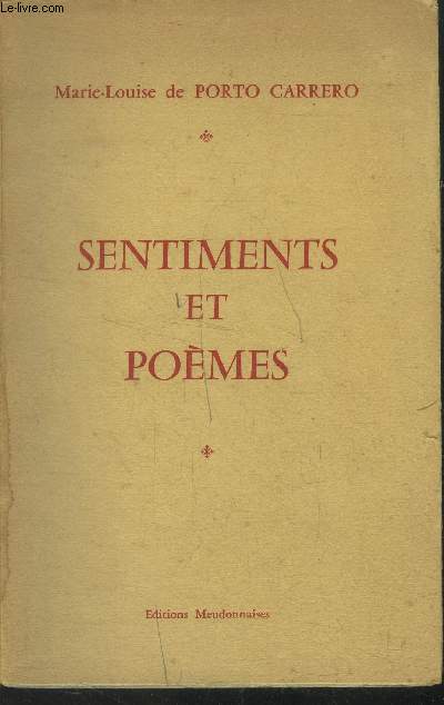 Sentiments et pomes