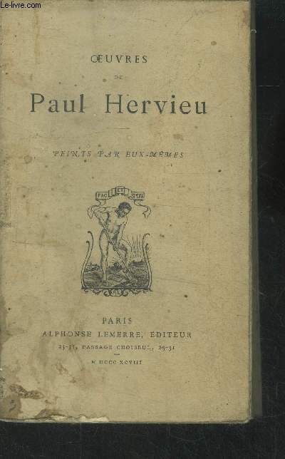 Oeuvres de Paul Hervieu : Peints par eux-mmes