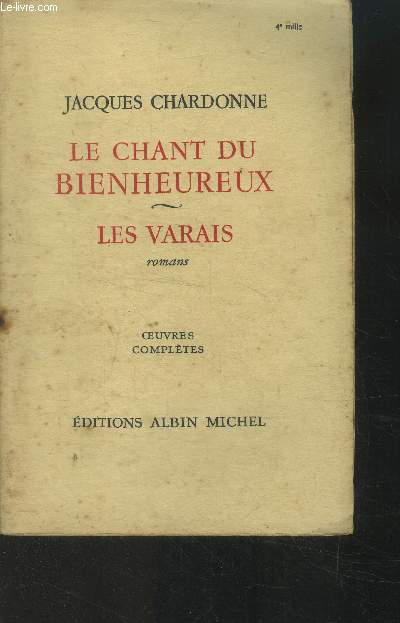 Le chant du bienheureux . Les varais