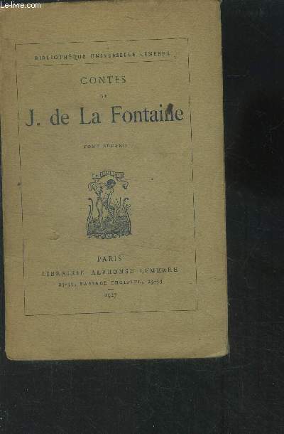 Contes de J de la Fontaine