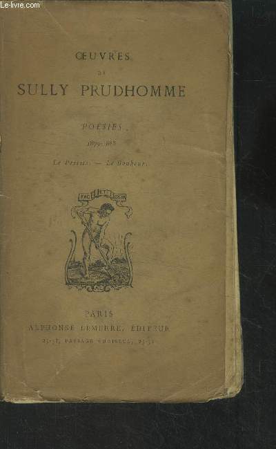 Oeuvres de Sully Prudhomme Posies 1879-1888
