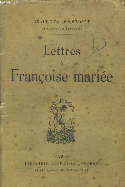 Lettres  Franoise marie