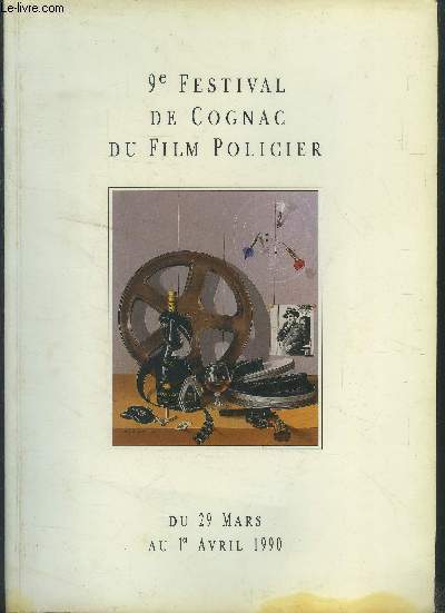 9e festival de cognac du film policier du 29 mars au 1er avril 1990