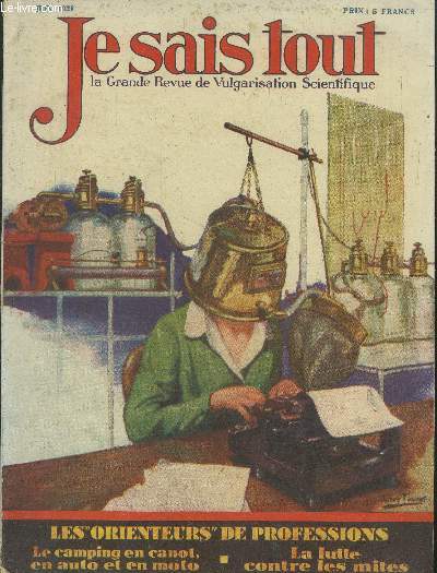 Je sais tout n270 juin 1928 :Le problme de la scurit commande l'avenir de l'aviation- L'automobile responsable du dprissment des arbres , des villes et des routes...