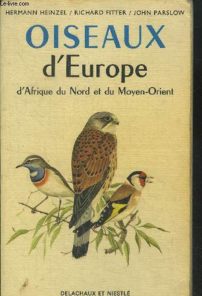 Oiseaux d'europe d'afrique du nord et du moyen-orient