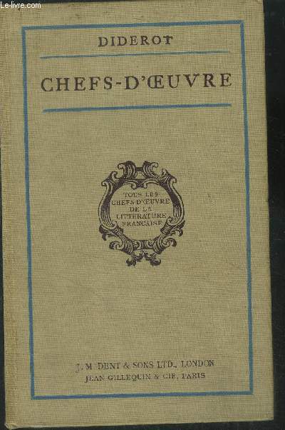 Chefs d'oeuvre Tome I