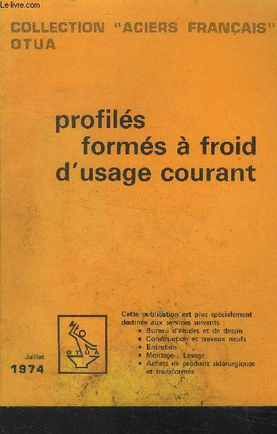 Profils forms  froid d'usage courant