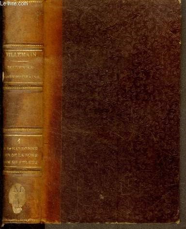 Souvenirs contemporains d'histoire et de litterature - premiere partie - M. de anrbonne- souvenirs de la sorbonne en 1825 - de M. de feletz et de quelques salons de son temps - nouvelle edition
