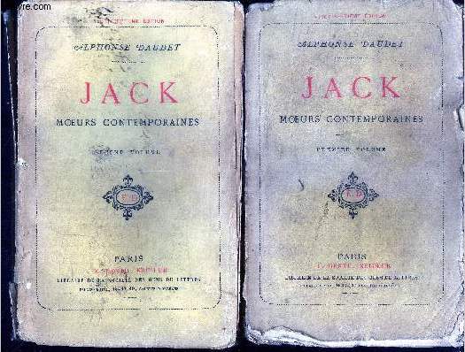 Jack - moeurs contemporaines - 2 volumes : tome 1 + tome 2 - 27eme edition